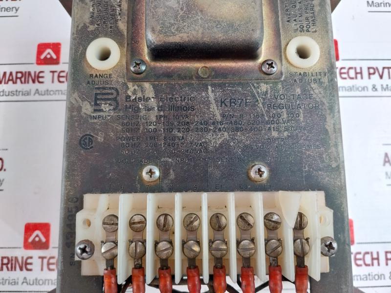 Basler Electric Kr7f Voltage Regulator 9116200100