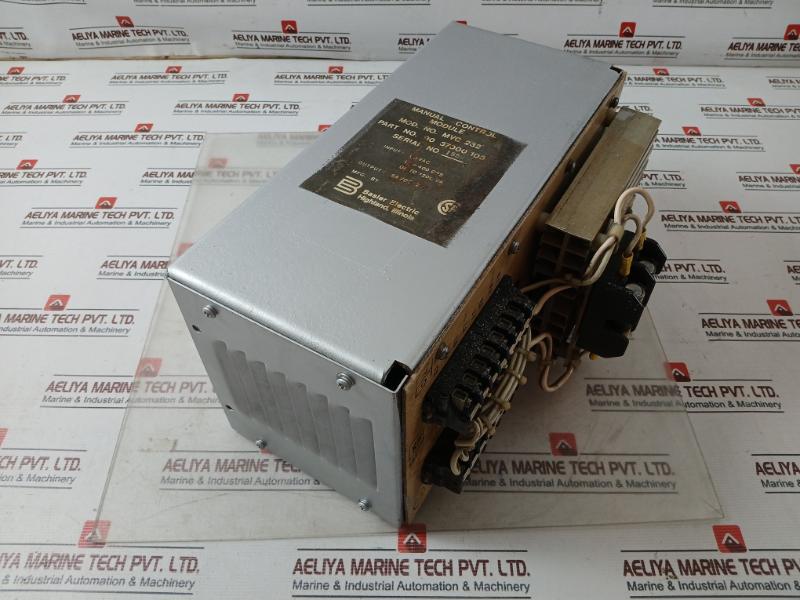 Basler Electric Mvc 232 Manual Control Module 60Vac 55Vdc 20A