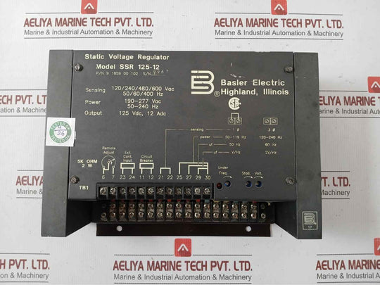 Basler Electric Ssr 125-12