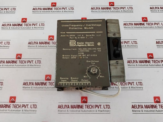 Basler Electric Ufov 260A Under Frequency Overvoltage Protective Module 55Va