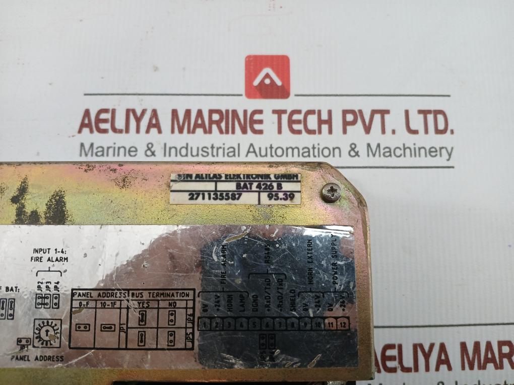 Bat 426 B Fire Alarm Control Module Stn Atlas 24V