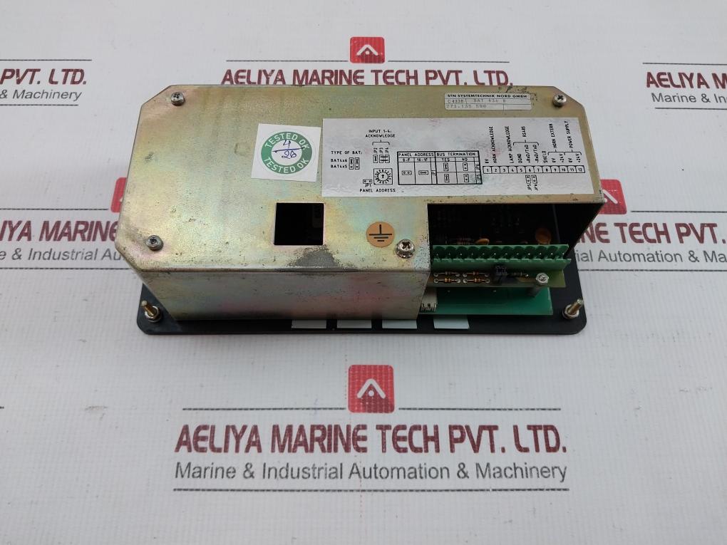 Bat 436 B Alarm Panel Unit Stn Systemtechnik
