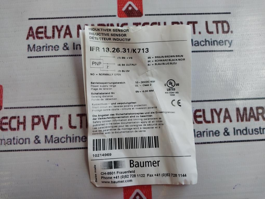 Baumer Ifr 18.26.31/K713 Inductive Sensor Set