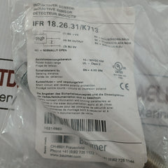Baumer Inductive Sensor Set 10-30Vdc Part No Ifr 18.26.31/K713