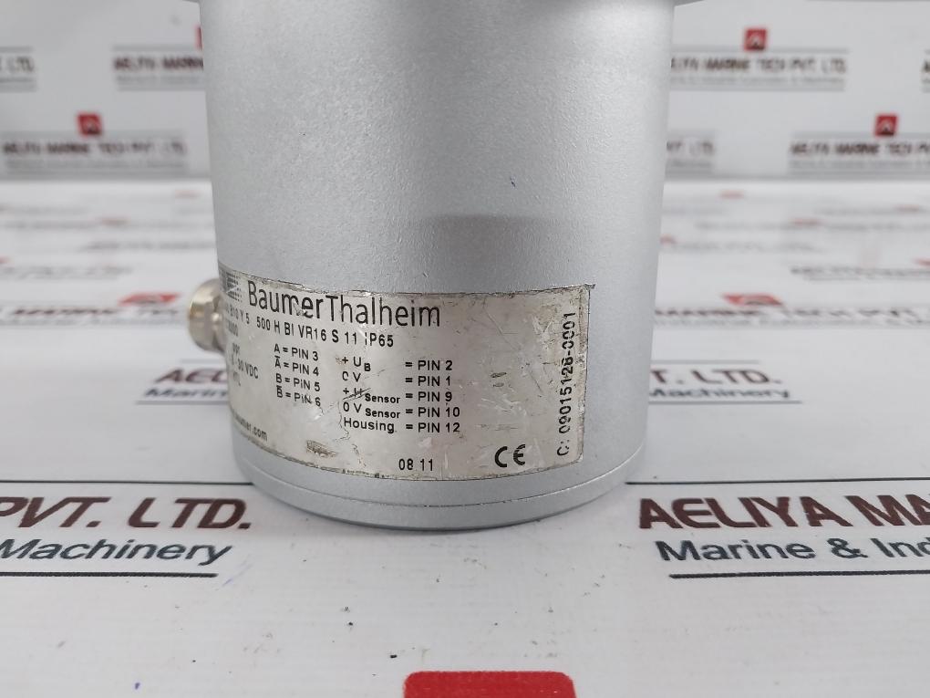 Baumer ITD 40 B10 Y 5 500 H BI VR16 S 11 IP65 Incremental Encoder 8-30 VDC