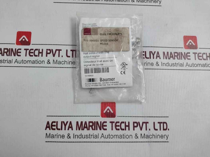 Baumer Mhrm 12G5501/S14 Hall Magnetic Sensor With One Output Signal M12X1
