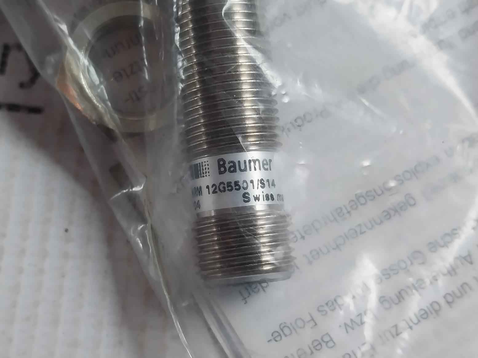 Baumer Mhrm 12G5501/S14 Hall Magnetic Sensor With One Output Signal M12X1
