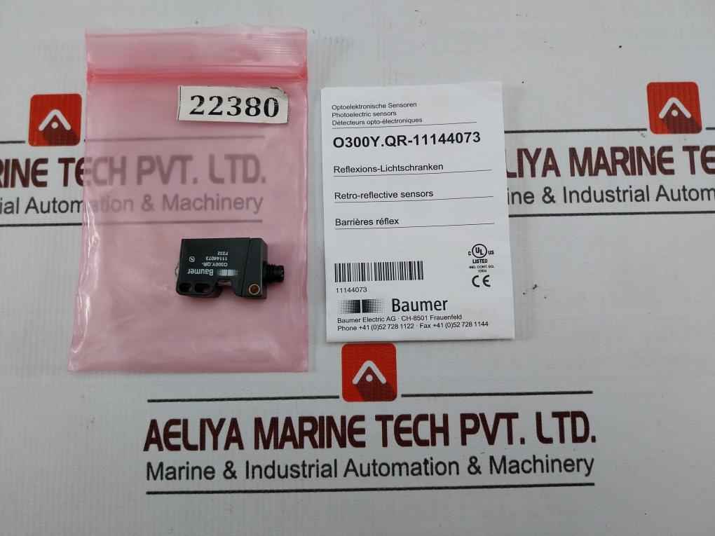 Baumer O300y.qr-11144073 Photoelectric Sensor -25+60c 30vac/3a
