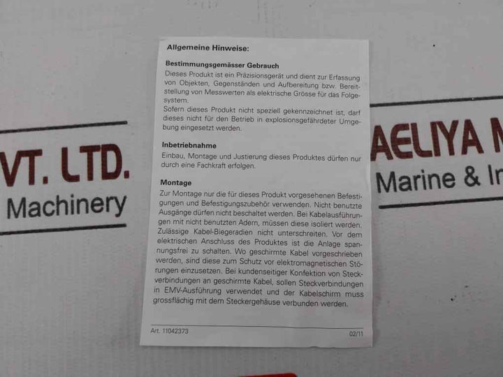Baumer O300y.qr-11144073 Photoelectric Sensor -25+60c 30vac/3a