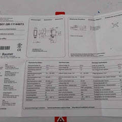 Baumer O300y.qr-11144073 Photoelectric Sensor -25+60c 40ma 3.5m 10-30 Vdc