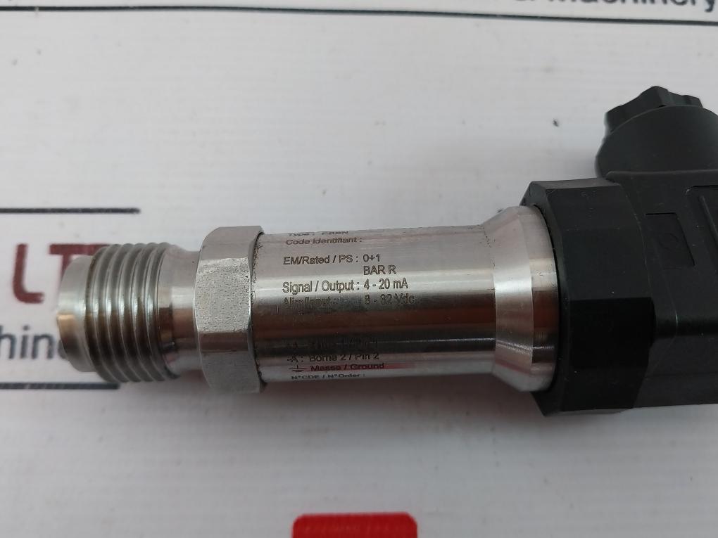 Baumer Pbsn Pressure Sensor 4-20 Ma 8-32 Vdc