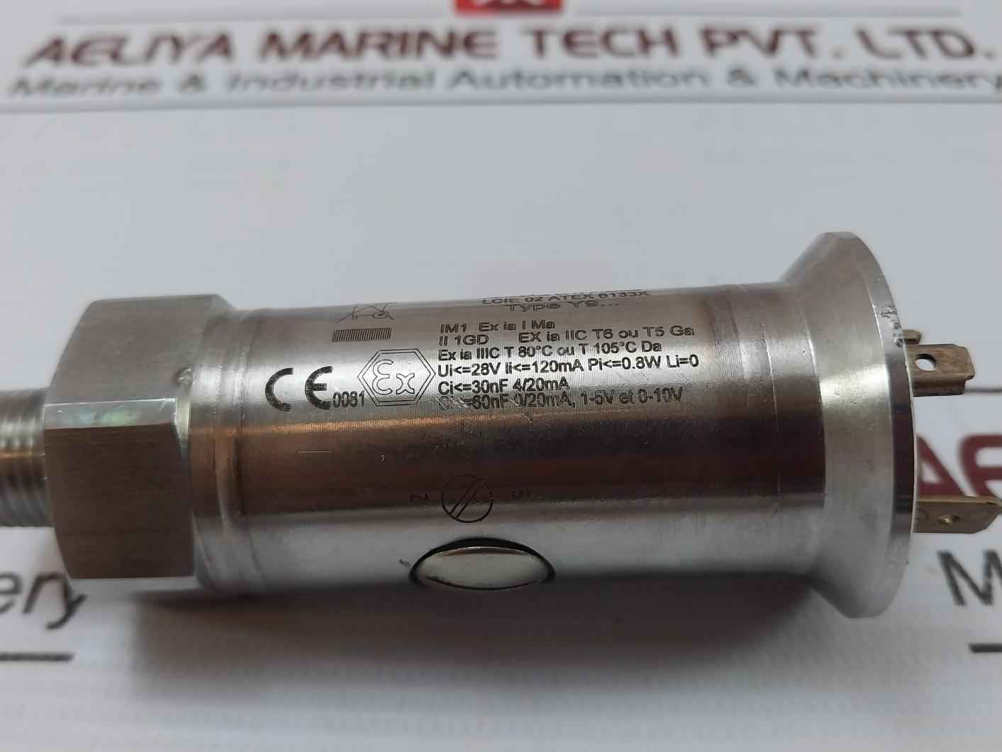Baumer Y913 Pressure Transmitter 4-20 Ma 11-28 Vdc 0+400 Bar R