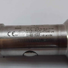 Baumer Y913 Pressure Transmitter 4-20 Ma 11-28 Vdc 0+400 Bar R