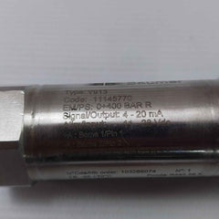 Baumer Y913 Pressure Transmitter 4–20 Ma 11-28 Vdc 11145770