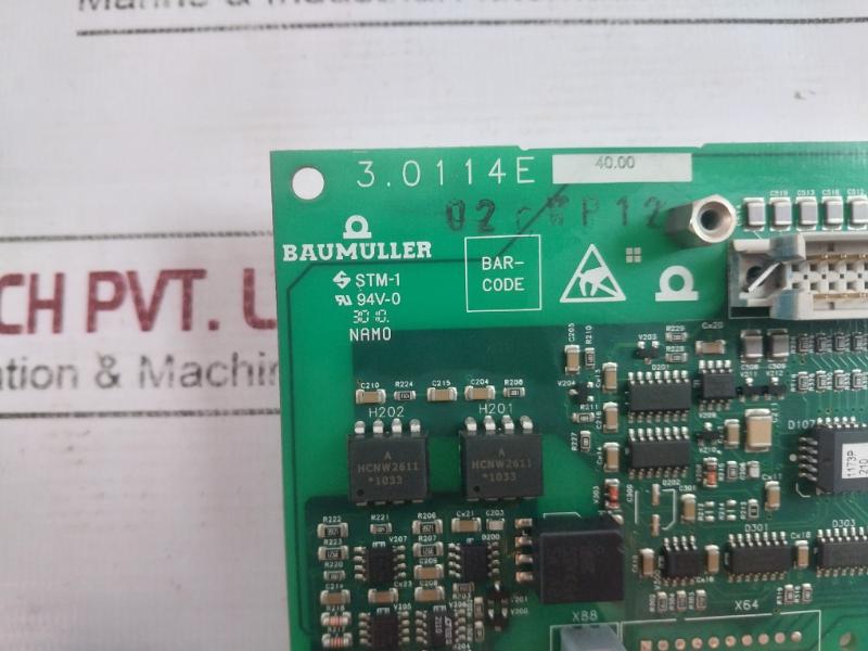 Baumuller 3.0114E Printed Circuit Board 94V-0