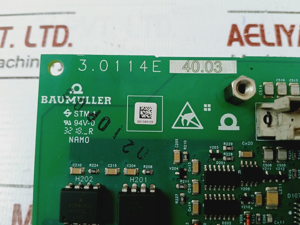 Baumuller 3.0114E Printed Circuit Board Ls 94V-0 3.114E Stm-1