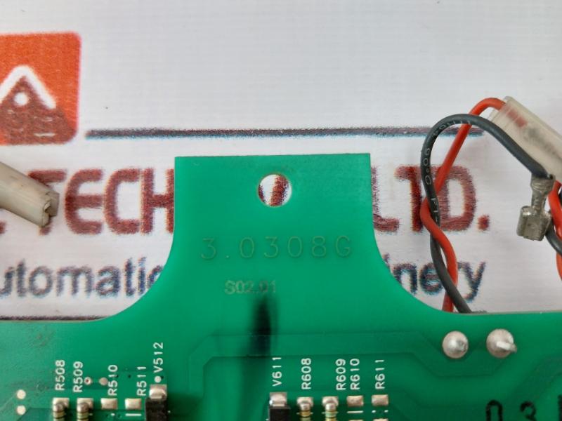 Baumuller 3.0308G Printed Circuit Board Card, 94V-0