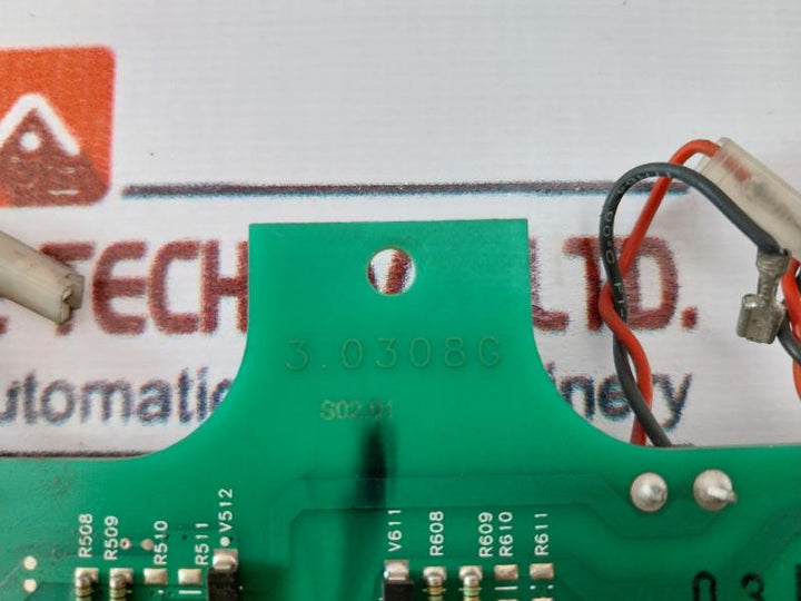 Baumuller 3.0308G Printed Circuit Board Card, 94V-0