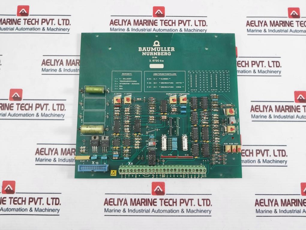Baumuller 3.8720Aa Printed Circuit Board