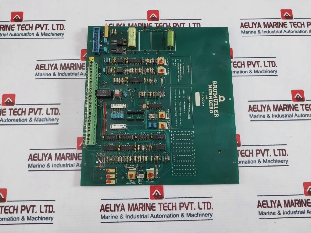Baumuller 3.8720Aa Printed Circuit Board