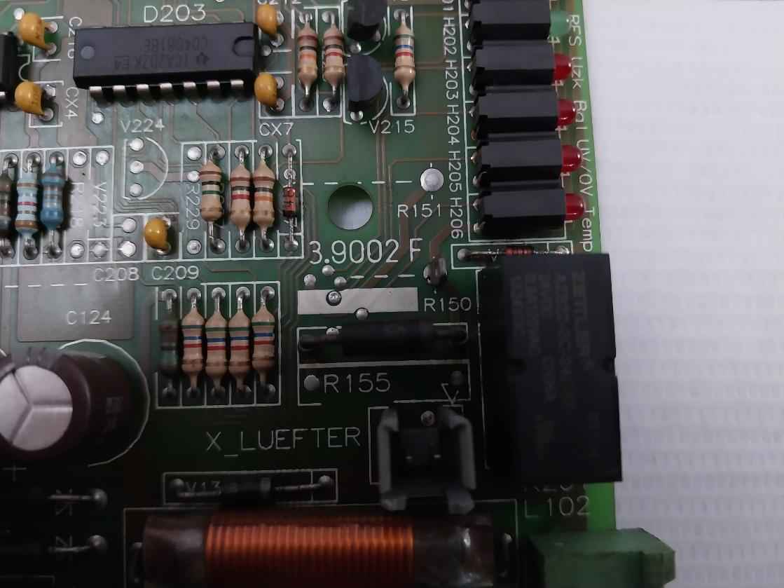 Baumuller 3.9002 F Printed Circuit Board Card