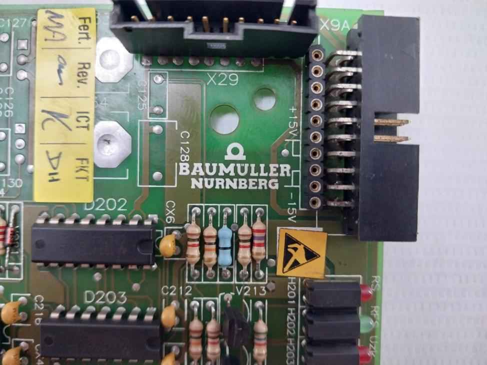 Baumuller 3.9002 F Printed Circuit Board Card