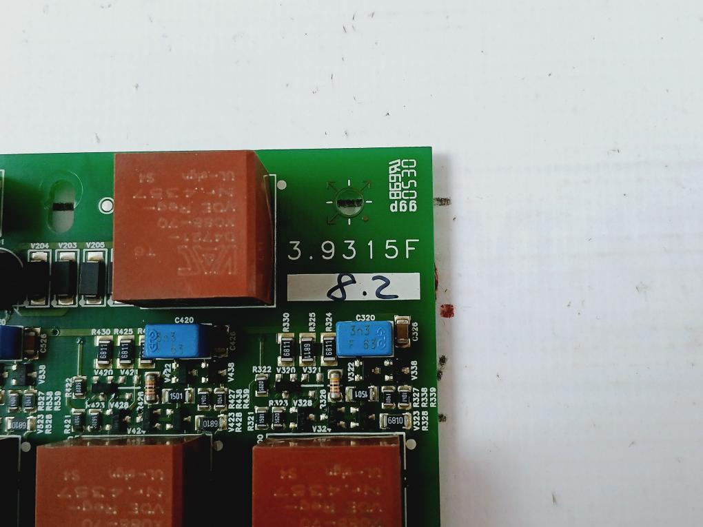 Baumuller 3.9315F Printed Circuit Board 8.2