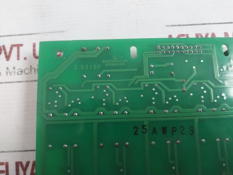 Baumuller 3.9315F Printed Circuit Board 94V0 25Awp29