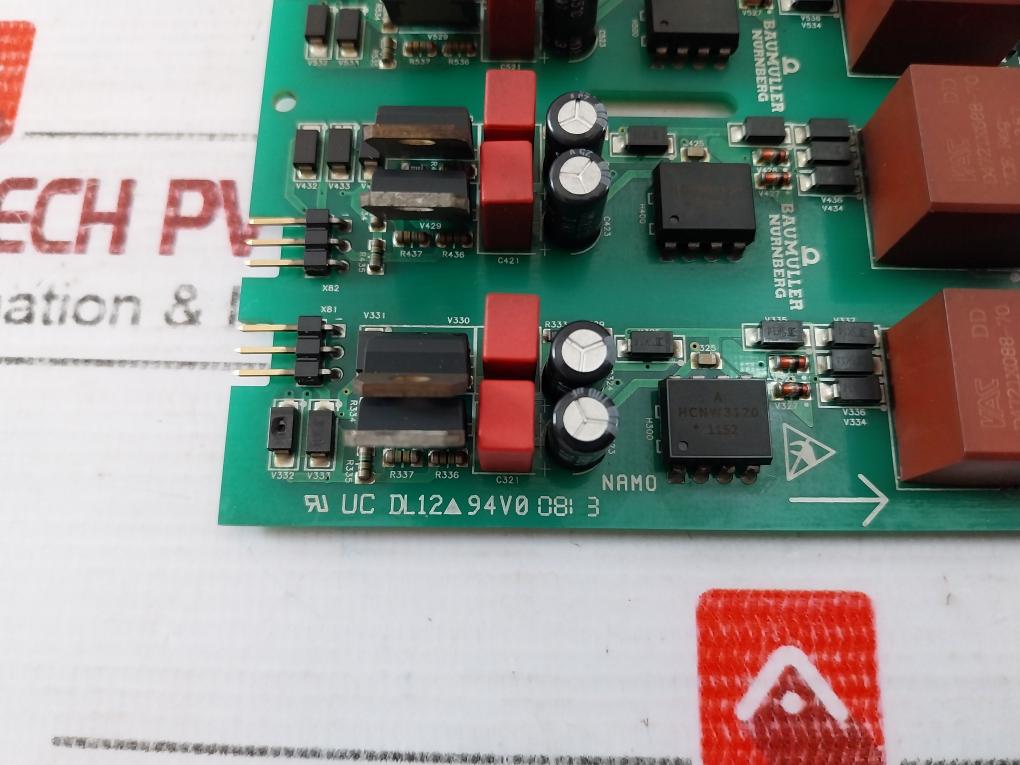 Baumuller 3.9315f Printed Circuit Board Uc Dl12 94v0