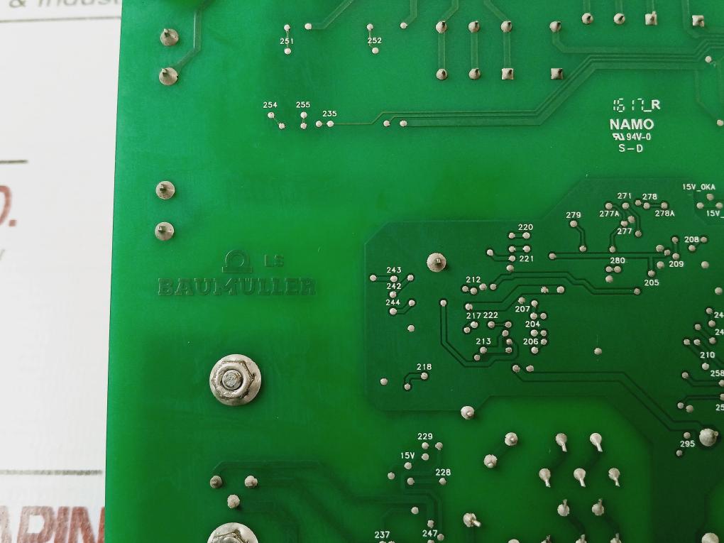 Baumuller 3.9743H Printed Circuit Board Ls 94V-0 Cbe-02 S-d
