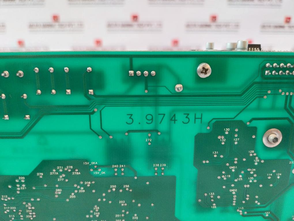 Baumuller 3.9743h Printed Circuit Board Std-3 3.9227e