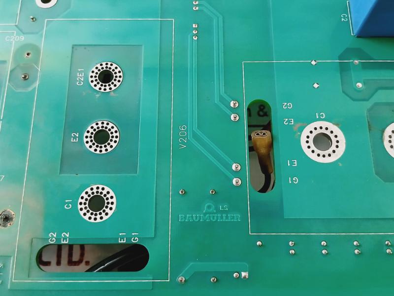 Baumuller 3.9809H Uc Mdl10 Printed Circuit Board
