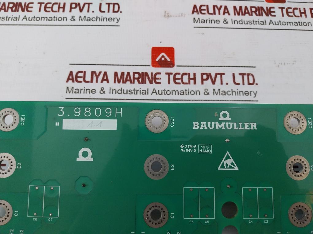 Baumuller 3.9809h Printed Circuit Board 94v-0 Stm-6