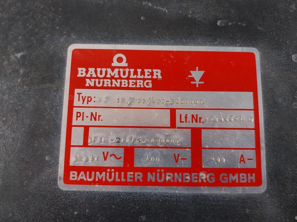 Baumuller Bkf 12/200/400-3010001 Power Converter 400V