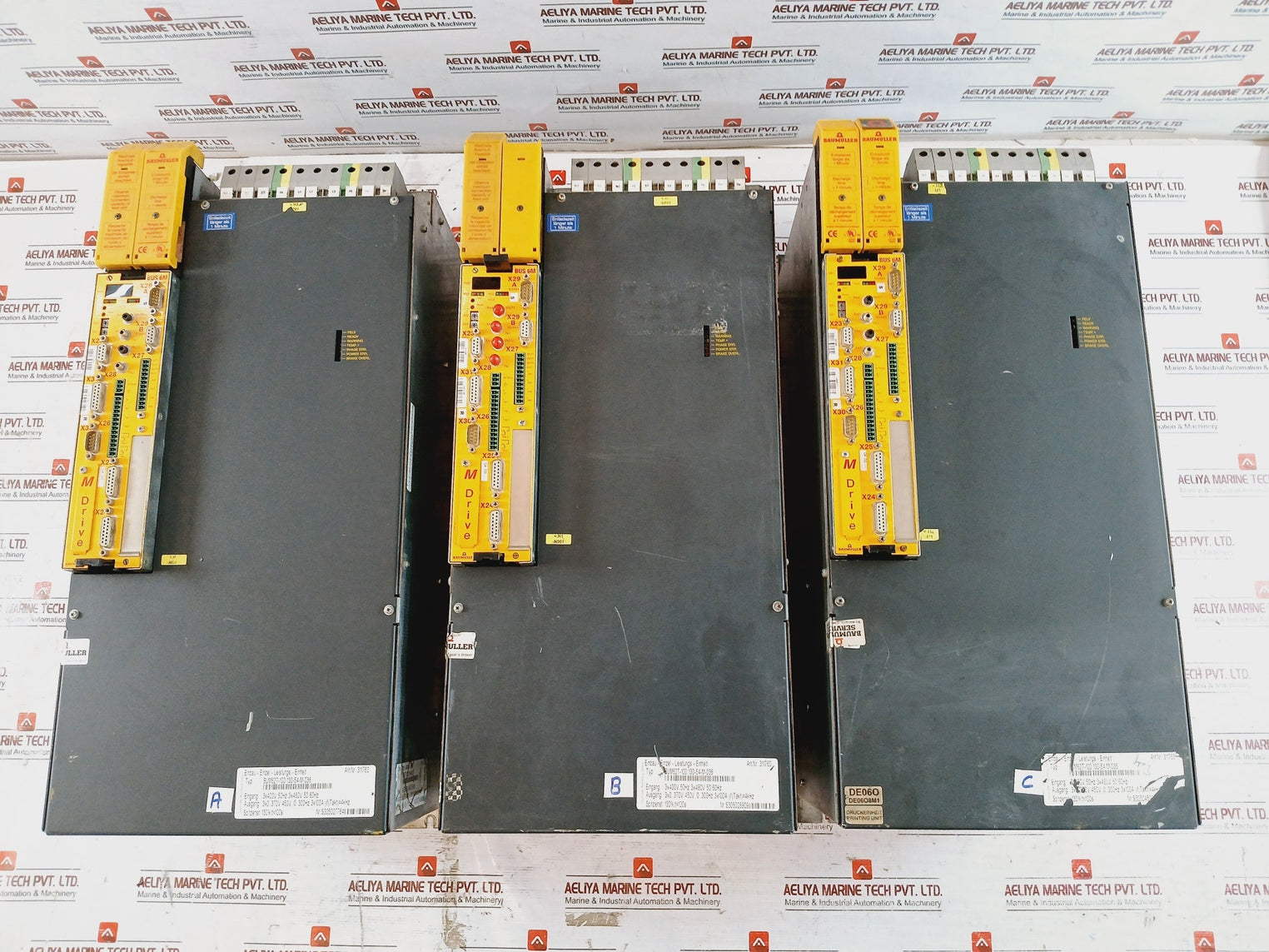 Baumuller Bum62T-100/130-54-m-036 Built-in Single Power Unit W/ M-drive