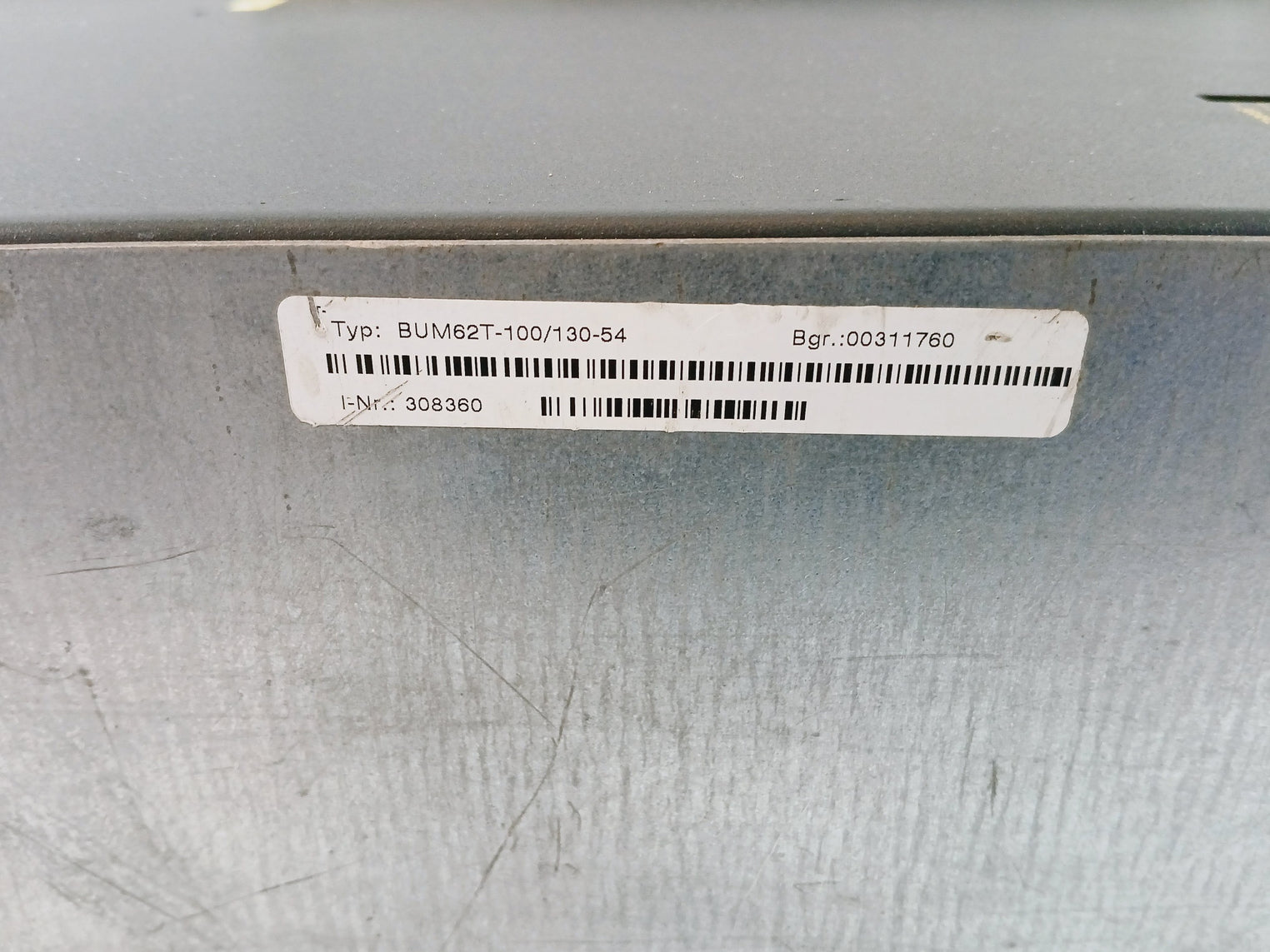 Baumuller Bum62T-100/130-54-m-036 Built-in Single Power Unit W/ M-drive