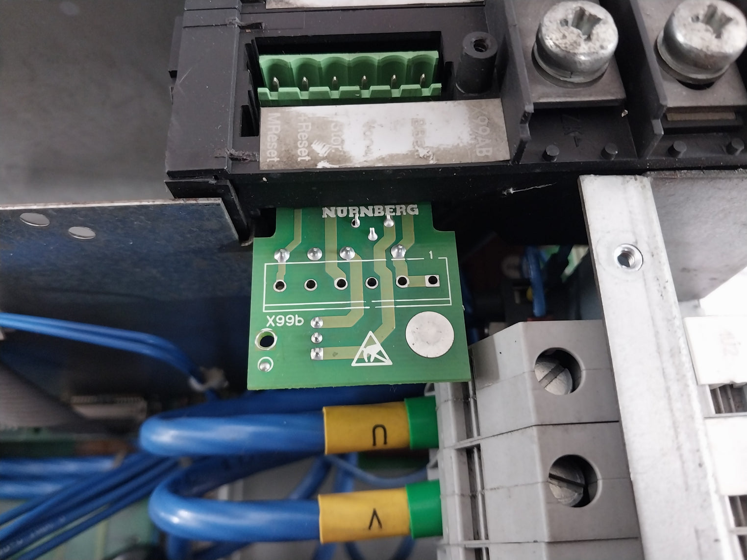 Baumuller Bum62T-100/130-54-m-036 Built In Single Power Unit 400 V (Not Working)