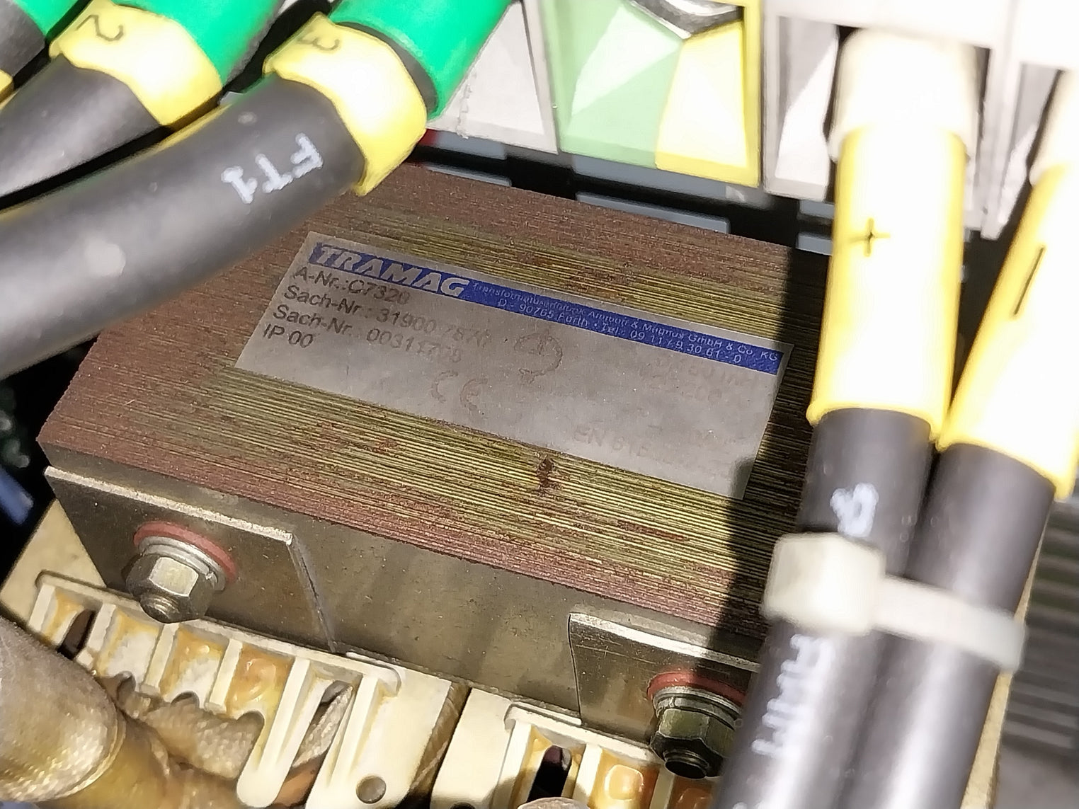 Baumuller Bum62T-100/130-54-m-036 Built In Single Power Unit 400 V (Not Working)