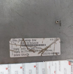 Baumuller Bum62T-100/130-54-m-036 Power Unit 3X400/480V Input 100A Output