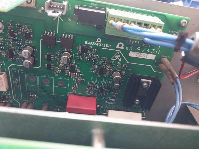 Baumuller Bum62T-100/130-54-m-039 Servo Drive Single Power Unit (Not Working)