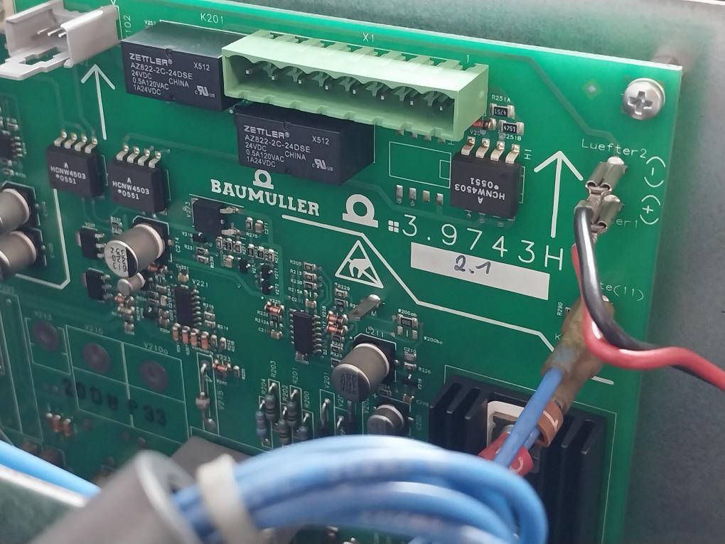 Baumuller Bum62T-100/130-54-m-037 Built-in Single Power Unit S306023413