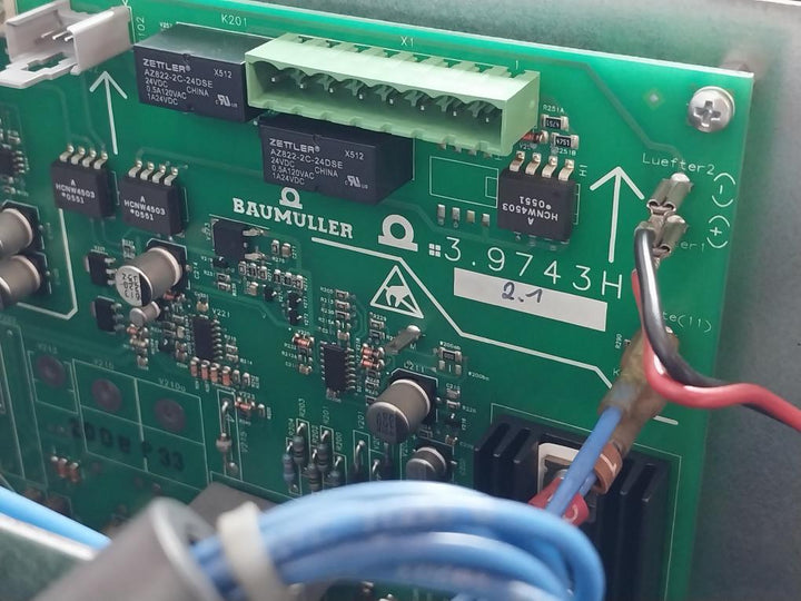 Baumuller Bum62T-100/130-54-m-037 Built-in Single Power Unit S306023413