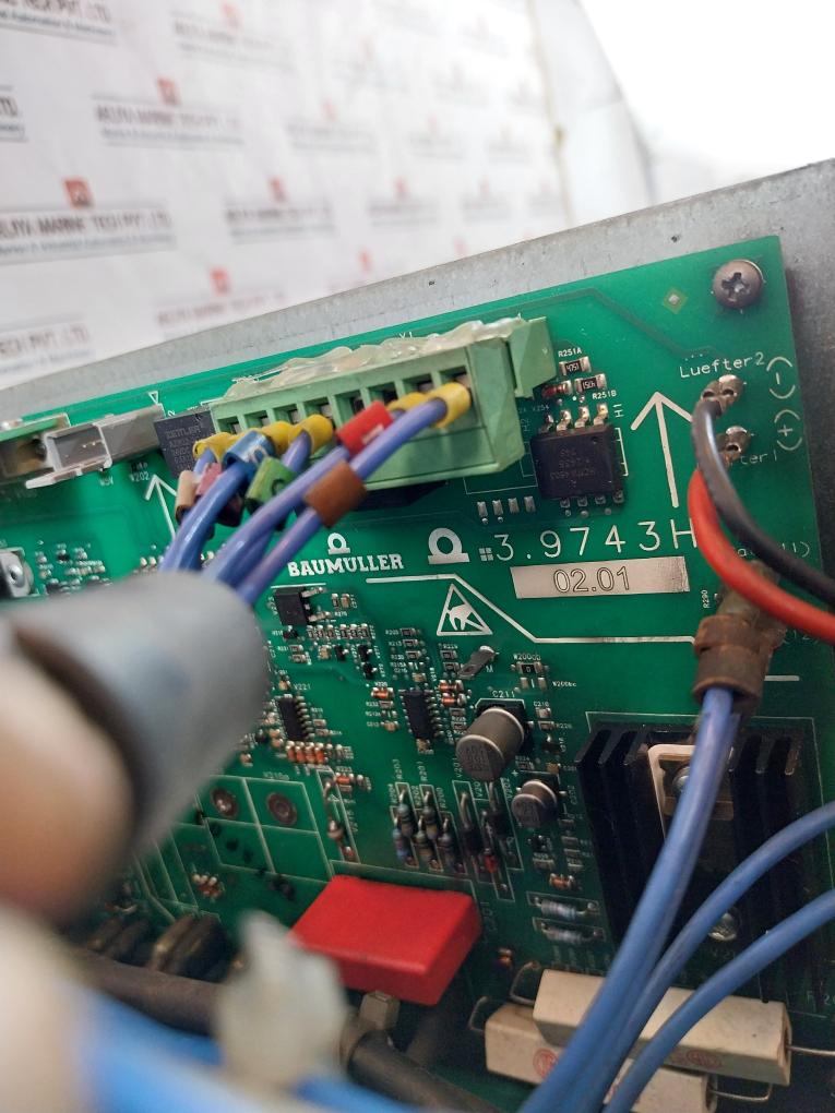 Baumuller Bum62T-100/130-54-m-038 Built-in Single Power Unit B43586-s9687-q2