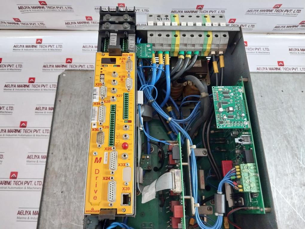 Baumuller Bum62T-100/130-54-m-038 Built-in Single Power Unit W/ Bus 6Mm Drive