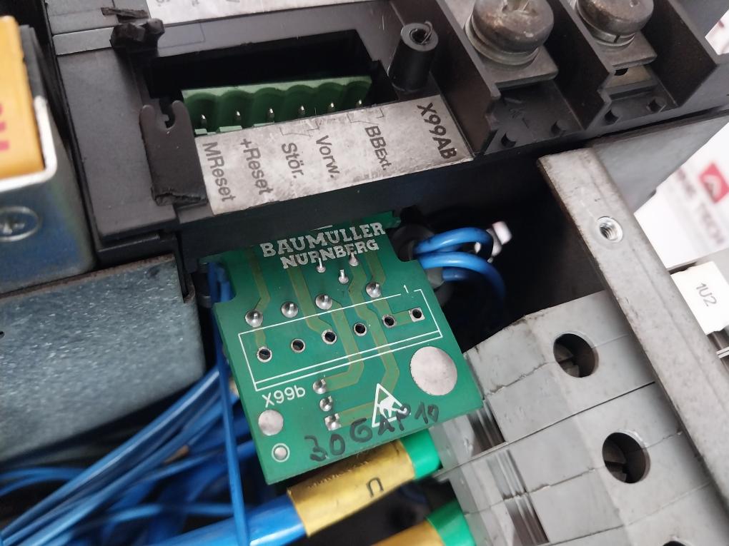 Baumuller Bum62T-100/130-54-m-038 Built-in Single Power Unit W/ Bus 6Mm Drive