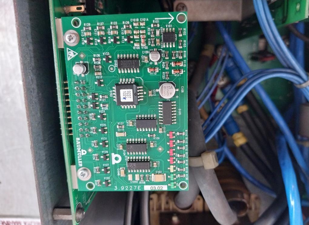 Baumuller Bum62T-100/130-54-m-038 Built-in Single Power Unit W/ Bus 6Mm Drive