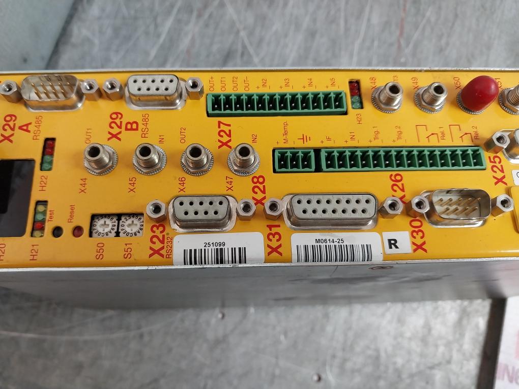 Baumuller Bum62T-100/130-54-m-038 Built-in Single Power Unit W/ Bus 6Mm Drive