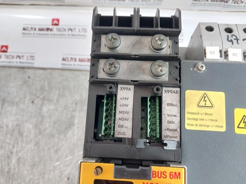 Baumuller Bum62T-100/130-54-m-038 Built-in Single Power Unit W/ Bus 6Mm Drive