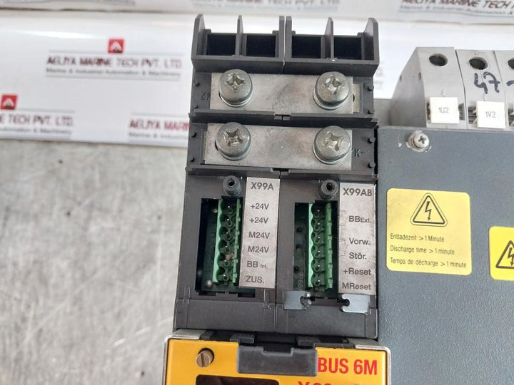 Baumuller Bum62T-100/130-54-m-038 Built-in Single Power Unit W/ Bus 6Mm Drive