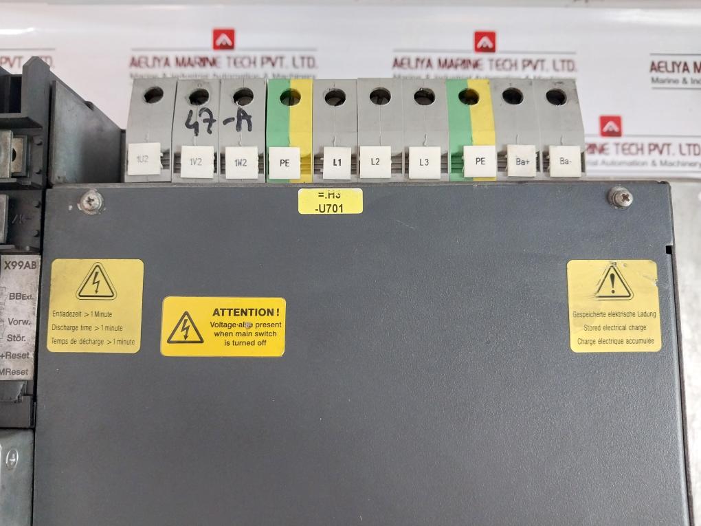 Baumuller Bum62T-100/130-54-m-038 Built-in Single Power Unit W/ Bus 6Mm Drive